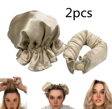 New Heatless Curl Stick With Cloth Cover Cute Ball Head Hair Curler Headband Hair Rollers Wave Form Curling Rod Hair Style Tools Gadgets New Heatless Curl Stick With Cloth Cover Cute Ball Head Hair Curler Headband Hair Rollers Wave Form Curling Rod Hair Style Tools Gadgets